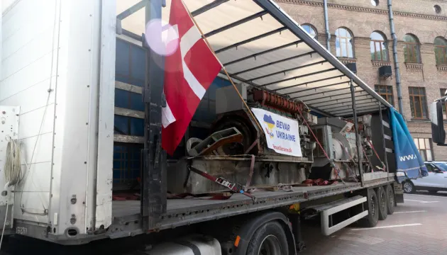 Данія передала Києву генератори та рятувальне обладнання