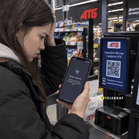 Інтернет зник на касі? Українці знайшли простий спосіб використати QR-код в АТБ