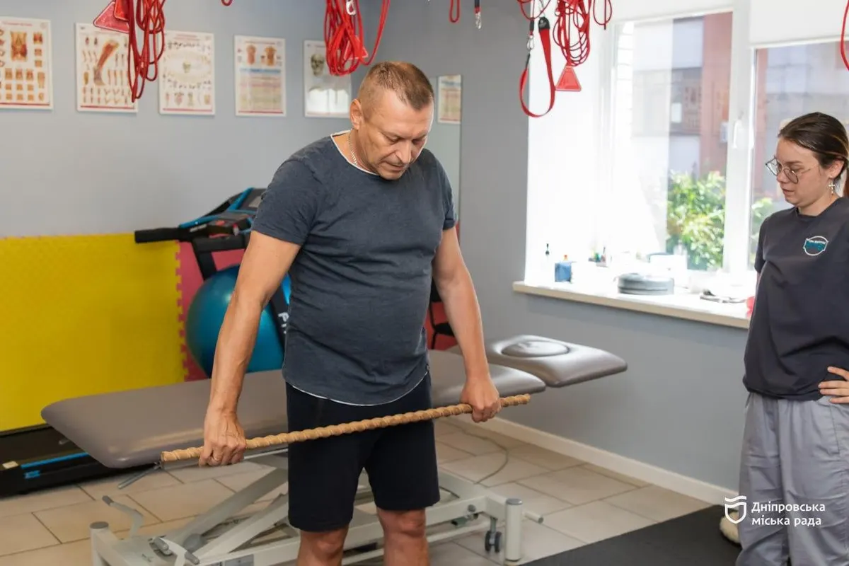 У Дніпрі ветерани можуть безкоштовно пройти фізичну реабілітацію
