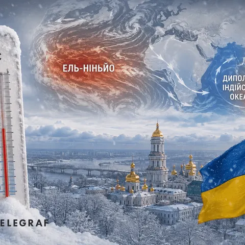 Дві океанічні аномалії можуть змінити зиму 2026-2027 для українців
