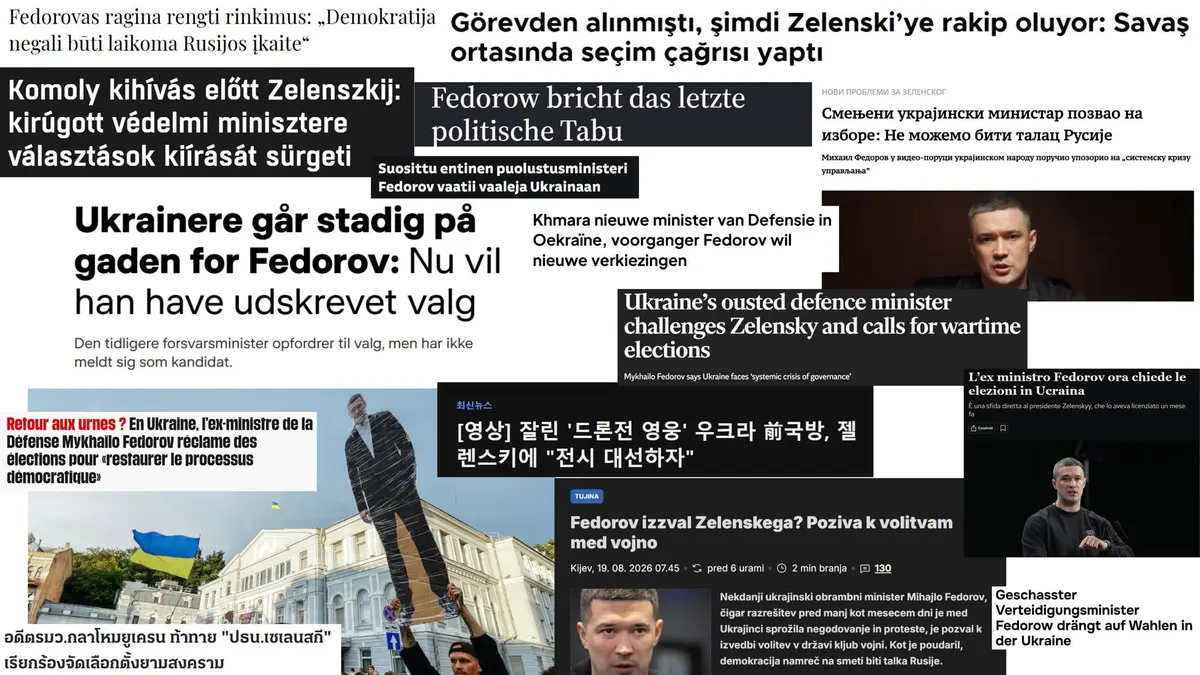 «Вибухова» заява: світова преса про заклик Федорова до виборів
