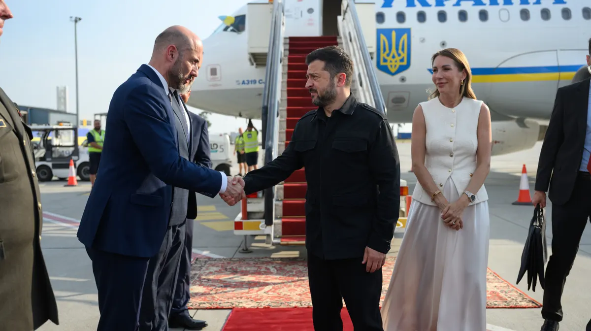 Зеленський уперше прибув із візитом до Сербії