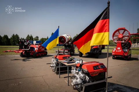 Німеччина передала ДСНС техніки на 5,7 млн євро: що отримали рятувальники
