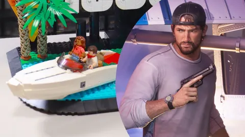 Фан LEGO створив неймовірну діораму за мотивами GTA 6