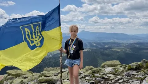 Дев'ятирічна киянка підкорила всі шість вершин Карпат
