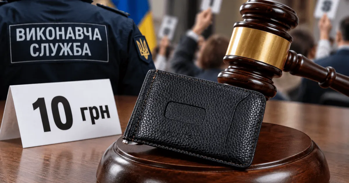 Гаманець за 10 гривень: на Кіровоградщині за лот від виконавчої служби змагалися четверо покупців