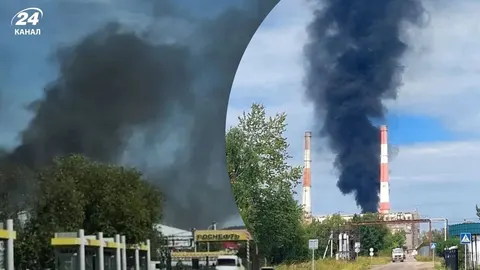 У Росії горять НПЗ у Комсомольську-на-Амурі та ТЕЦ в Ангарську