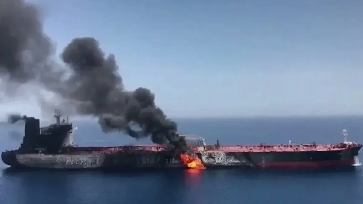 У Чорному морі атакували грецький танкер з російською нафтою