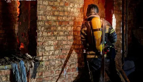 Атака на Кіровоградщині: пожежа на інфраструктурному об'єкті