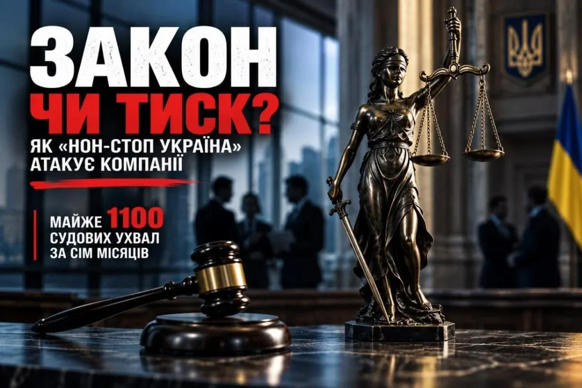 Понад тисячу скарг за сім місяців: як ГО «Нон-Стоп Україна» тисне на бізнес через суди