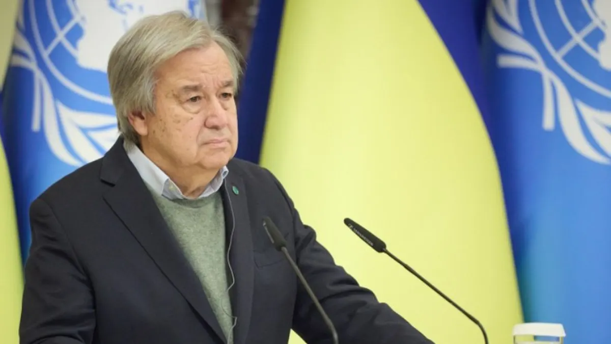 Гуттереш засудив атаки РФ на Україну та закликав до деескалації