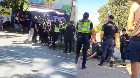 У Чернігові двоє чоловіків нападали на перехожих: їх забрала поліція