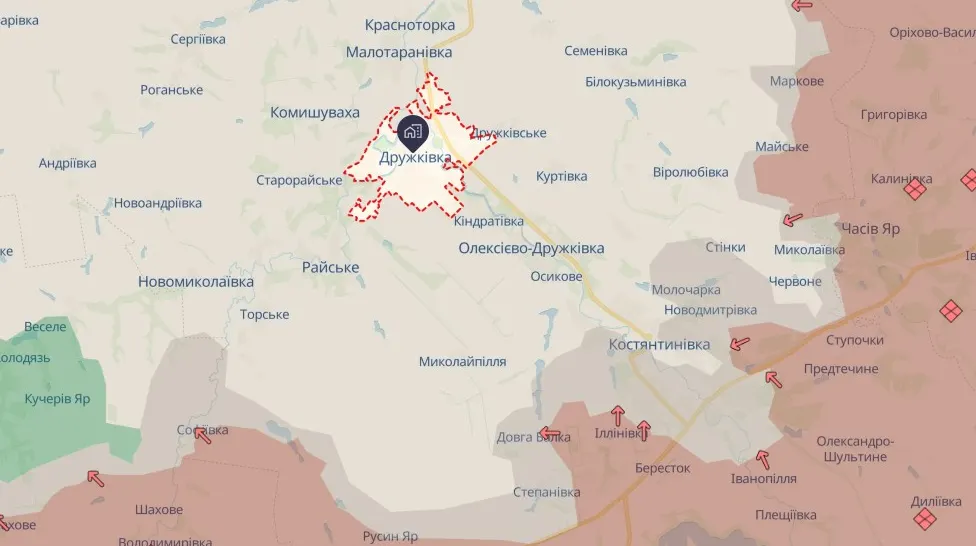 У Дружківці на Донеччині залишилося менш як 2700 цивільних, дітей серед них немає