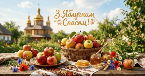 Яблучний Спас 2025: найкращі привітання та листівки для близьких