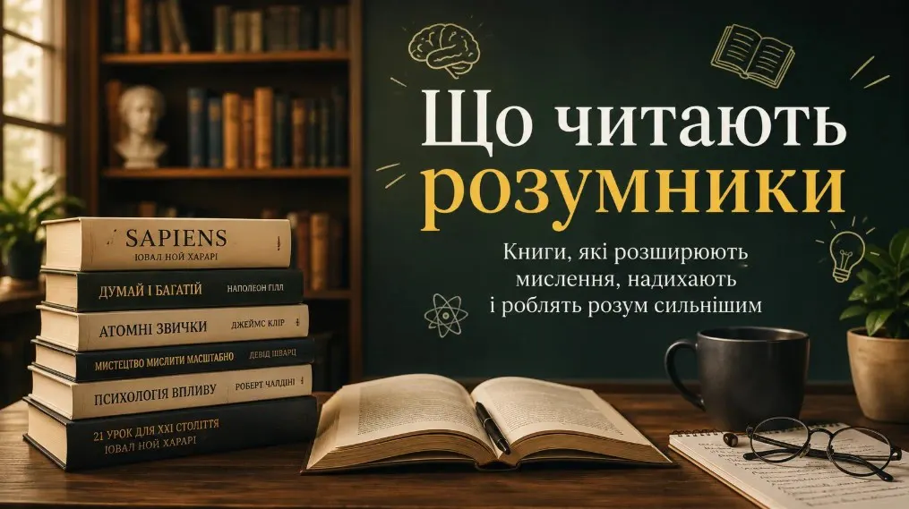 Що читають розумники: книги, які змінюють погляд на світ