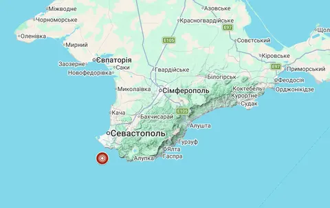 Біля Севастополя стався землетрус: магнітуда 3,4, осередок на глибині 15 км