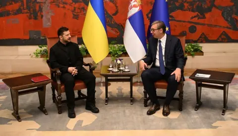 Зеленський уперше за каденцію приїхав до Сербії: що підписали