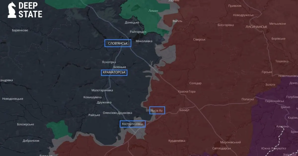 Росіяни починають Слов’янсько-Краматорську кампанію: DeepState