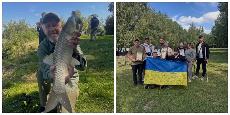 Риба по лікоть і відновлення: як у Боголюбах ветерани змагалися на Кубку відновлення