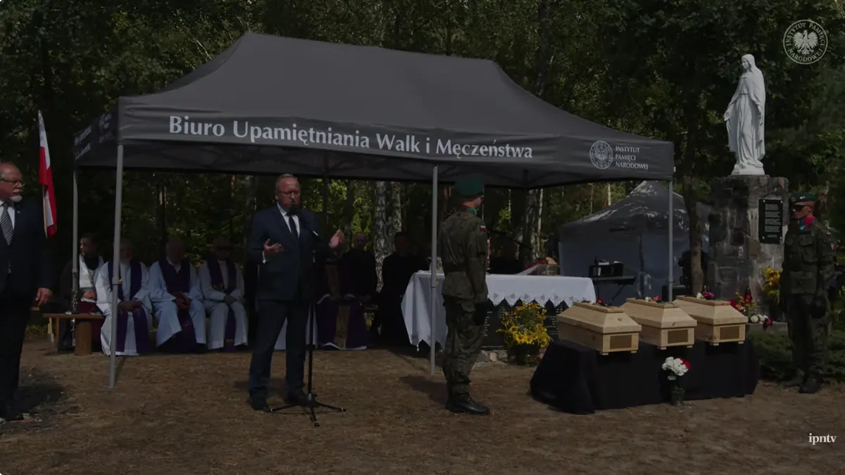 На Волині перепоховали останки 55 поляків, загиблих під час трагедії