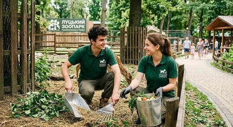 Луцький зоопарк шукає працівників, які люблять тварин і не бояться роботи