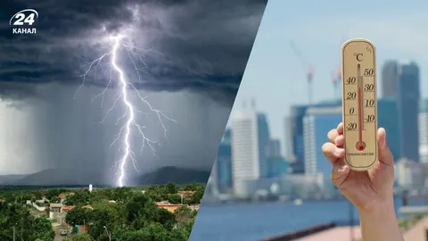 Грози, град та шквали: де в Україні 7 серпня оголосили жовтий рівень