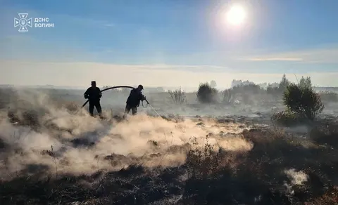 Торфовище горить другий день: що відомо про пожежі на Волині