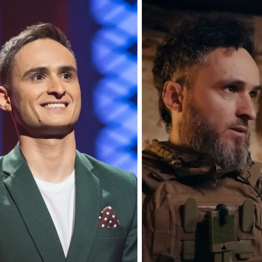Ласточкін з'явився на відео з сивою бородою: як змінився гуморист за час служби