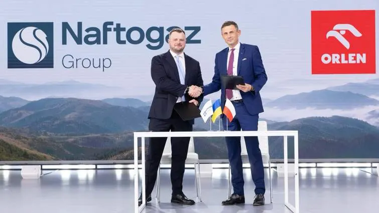 «Нафтогаз» і Orlen домовилися про постачання газу та пального на 500 млн доларів