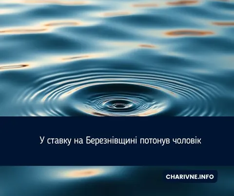 На Рівненщині у ставку потонув 31-річний чоловік