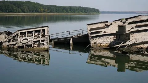У Сербії з обмілілого Дунаю виглянули нацистські кораблі