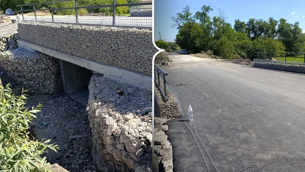 На Буковині відновили міст до КПП, який зруйнувала негода
