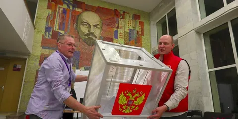 У Росії оголосили перші результати «виборів» до Держдуми: Єдина Росія лідирує