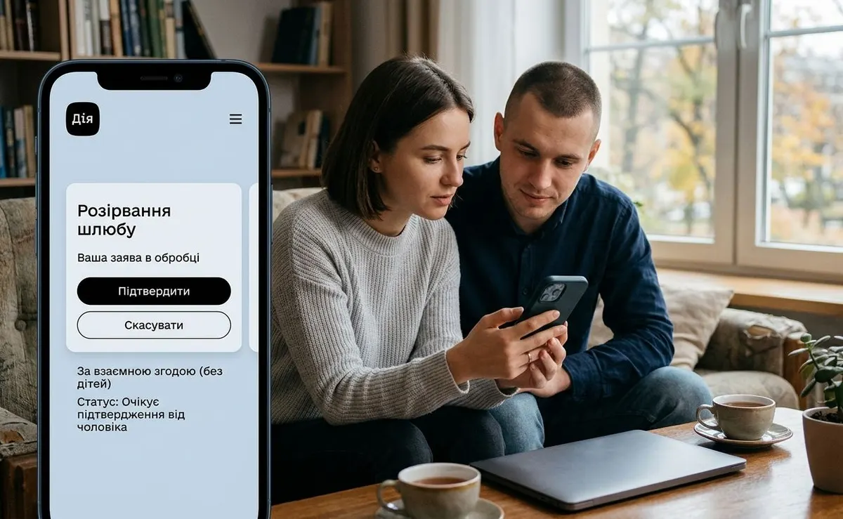 Розлучення у смартфоні: в «Дії» запустили офіційний розрив шлюбу