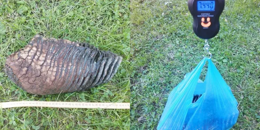 На Львівщині у річці знайшли зуб мамонта вагою понад 7 кг