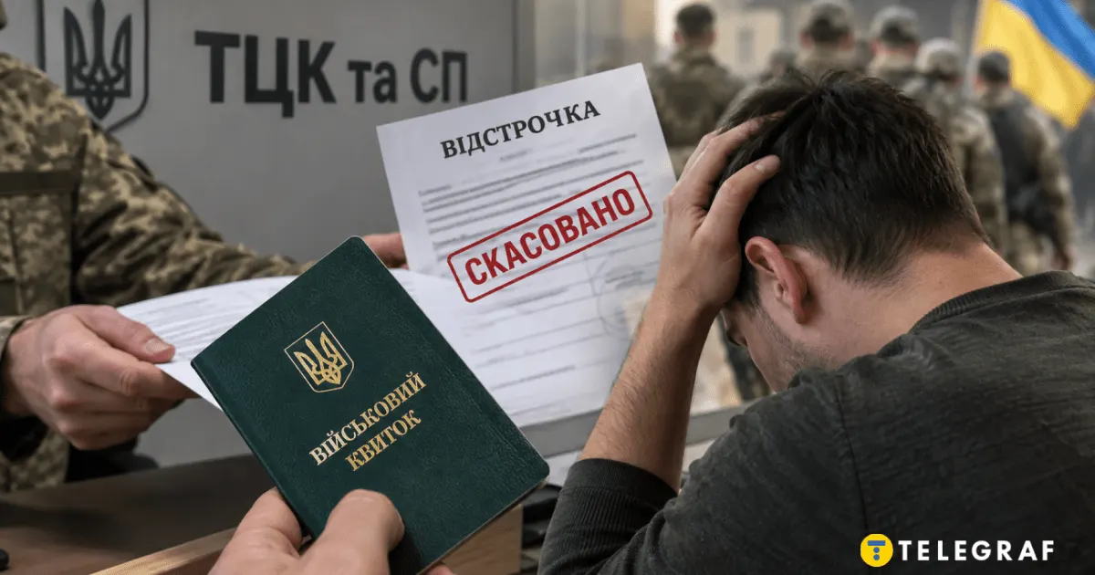 Відстрочку від мобілізації можуть скасувати: кого це стосується