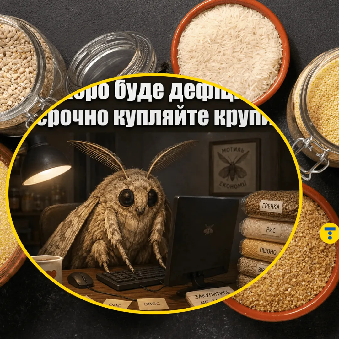 «Терміново беріть крупи. Ваша міль»: як Україна жартує про продуктові запаси