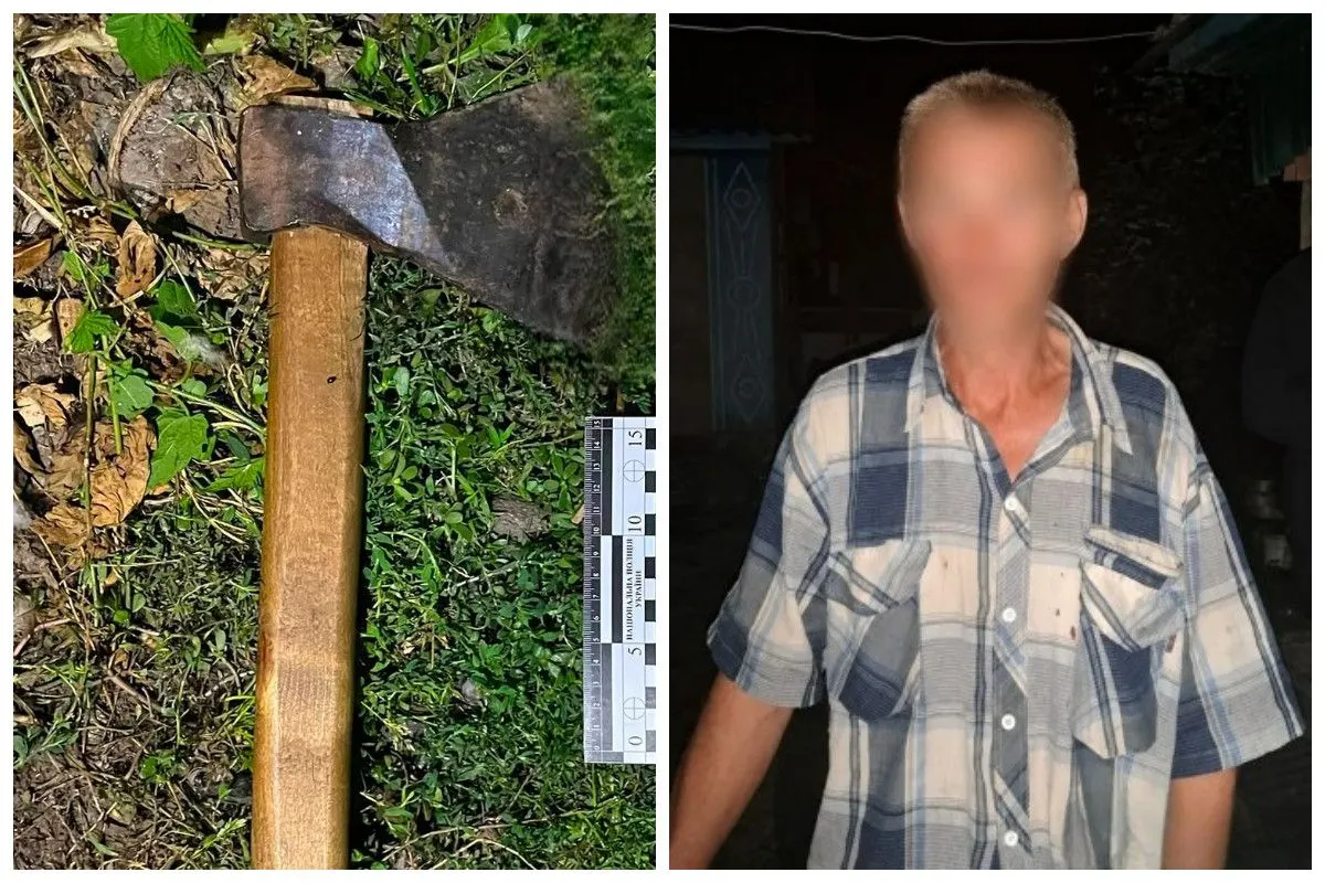 На Вінниччині затримали військового, який погрожував поліції сокирою