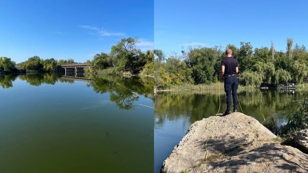 На Криворіжжі чоловік стрибнув у річку й зник: водолази шукають його