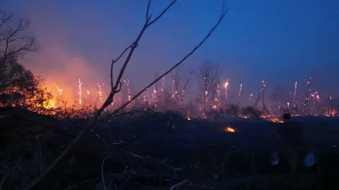 Пожежі у Розумівці: село гасить вогонь власними силами