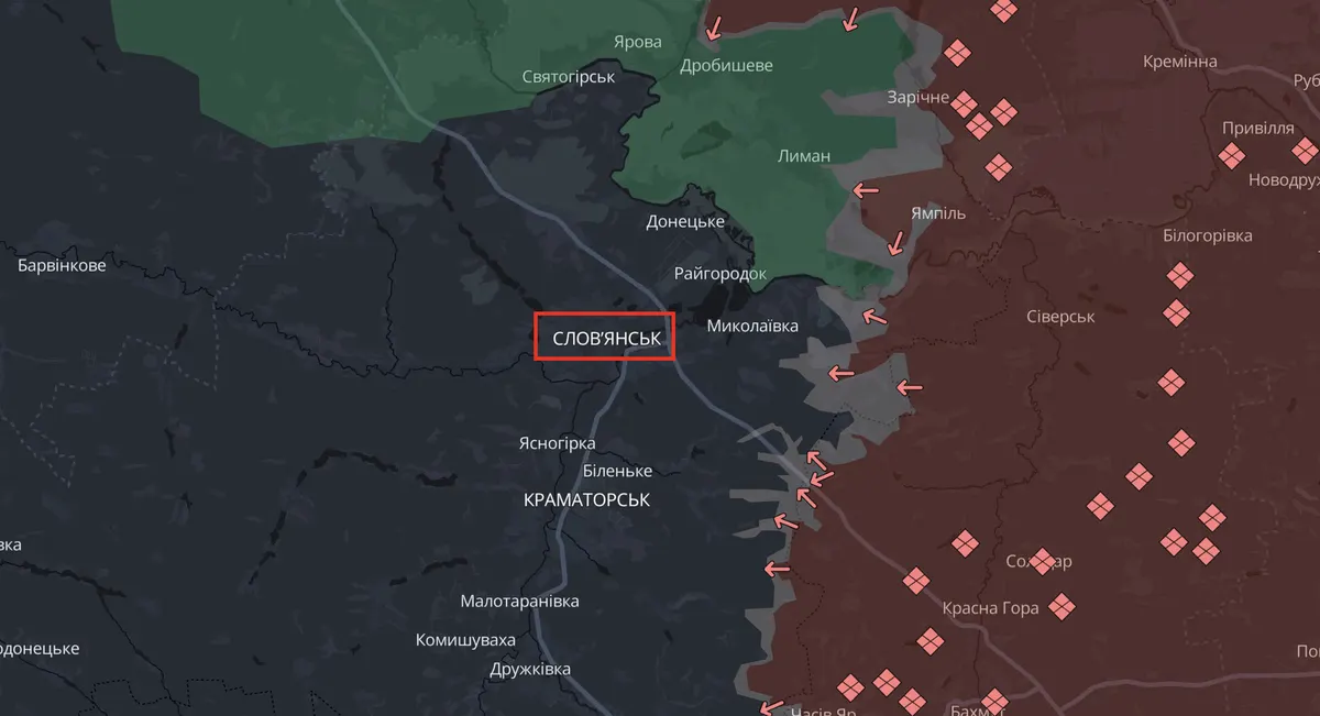 Удар по Словʼянську: поранена жінка, є руйнування