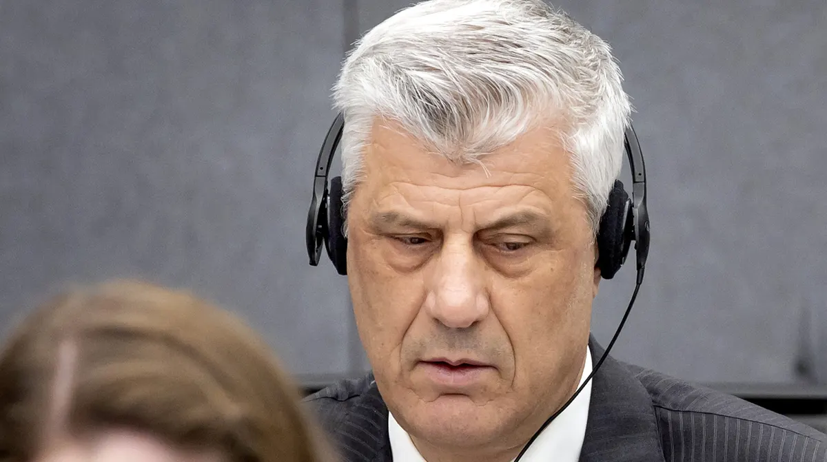 Гаазький трибунал засудив Хашима Тачі до 25 років ув'язнення
