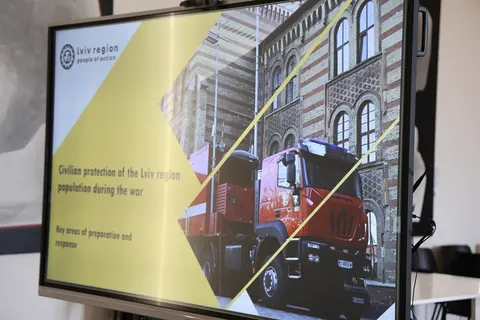 Львівщина поділилася досвідом Пунктів незламності на шведському форумі
