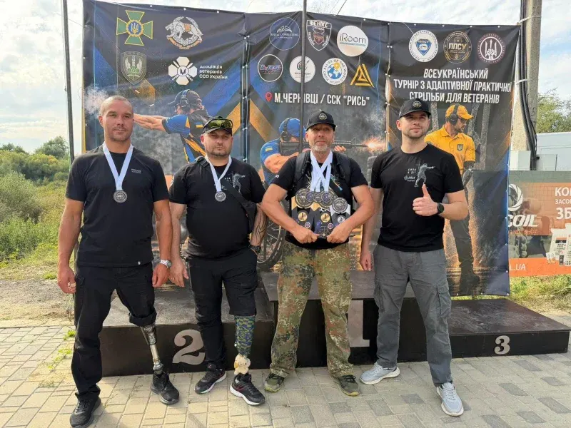 Буковинець став найкращим стрільцем серед ветеранів війни