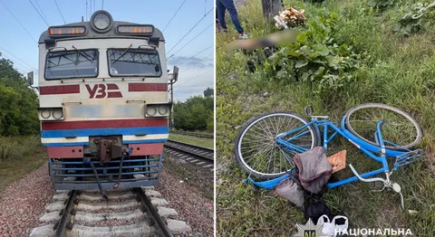 У Хмельницькому електропотяг смертельно травмував велосипедиста