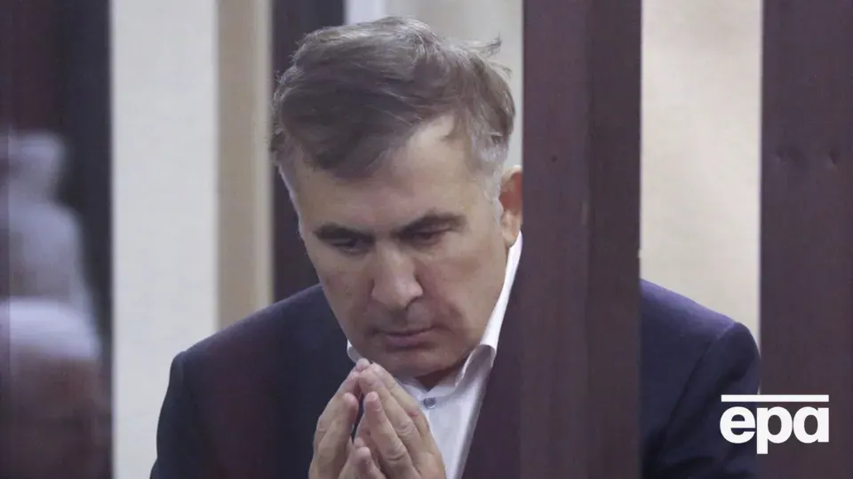 Саакашвілі заспівав гімн України у грузинському суді