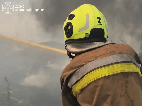 У Миколаєві палає суха трава: вогонь охопив 2 гектари, є загроза поширення