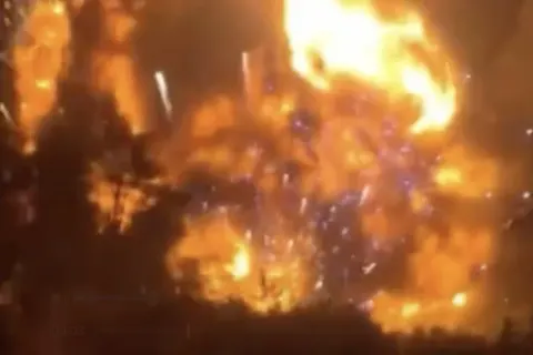 Вибух у Милі зняли з близької відстані: відео моменту детонації
