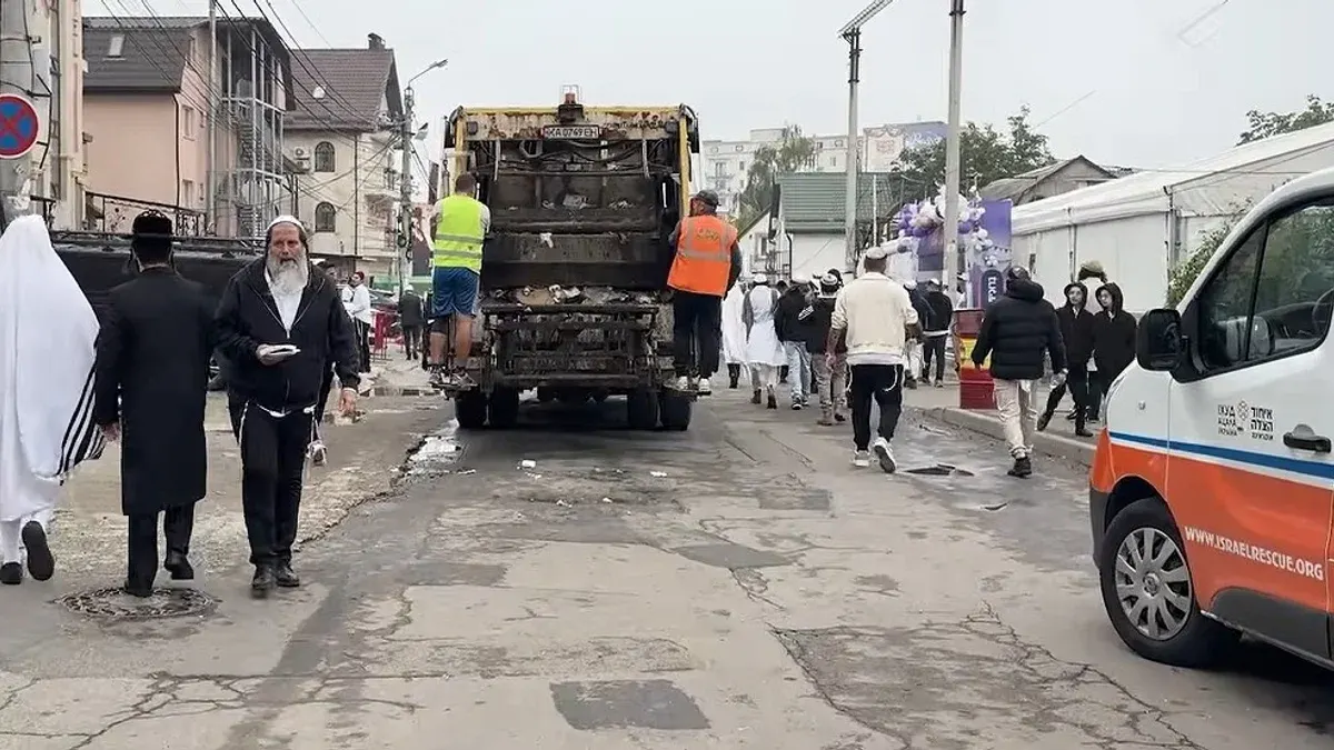 Умань заробила 25 млн на хасидах — і вивозить 200 тонн сміття