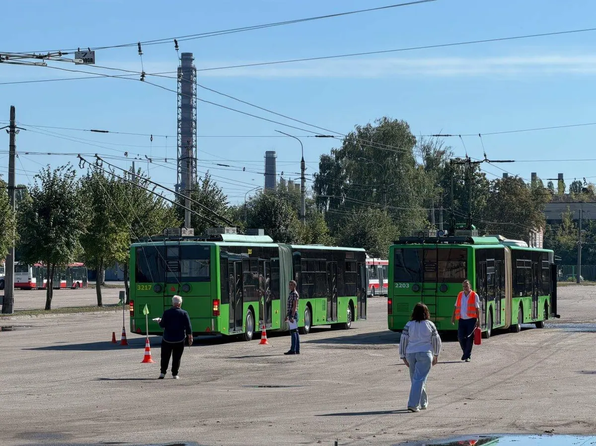 У Харкові водії тролейбусних депо змагалися за звання наймайстерніших